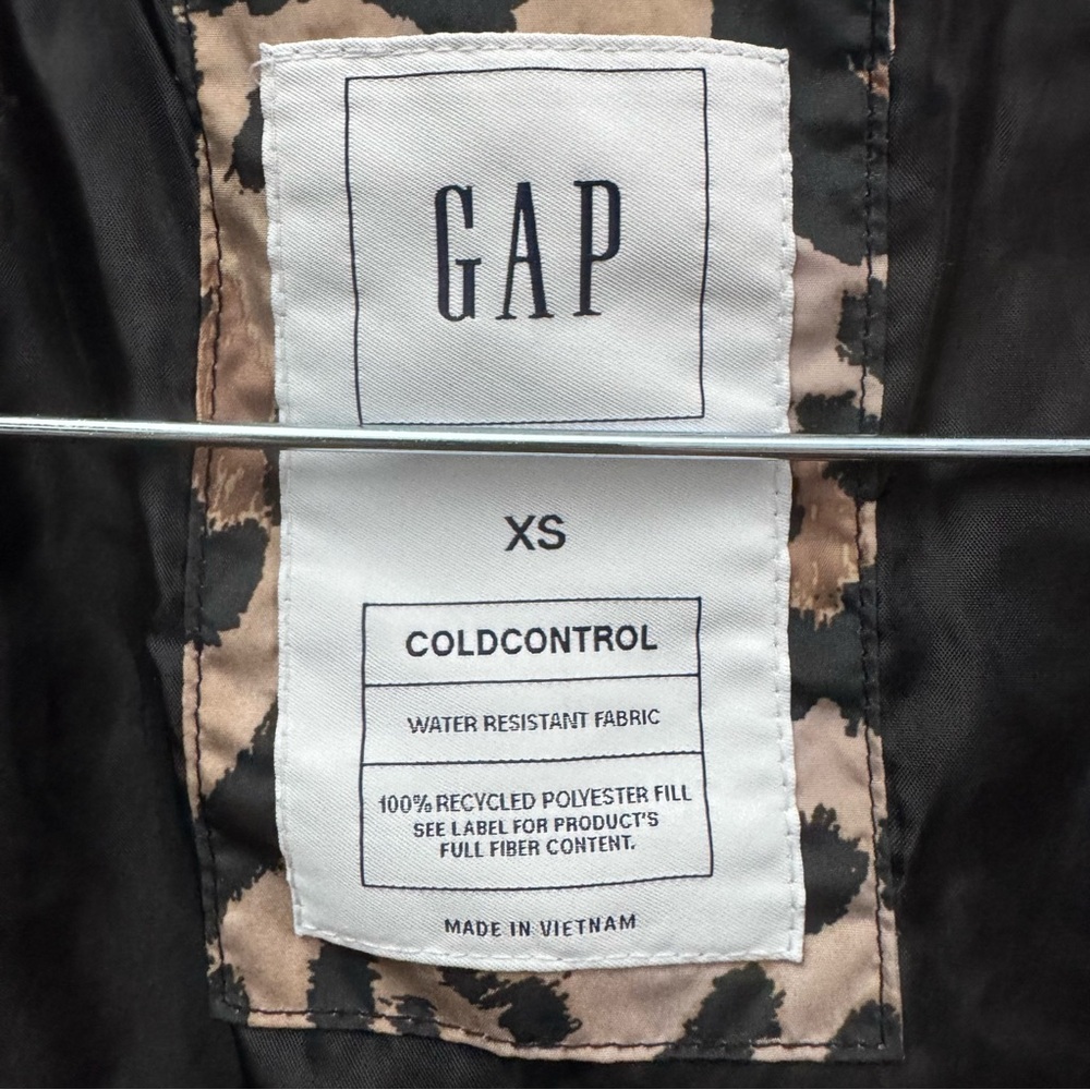 GAP Leopard Print Puffer Jacket ColdControl Quilt… - image 6